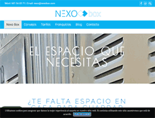 Tablet Screenshot of nexobox.com